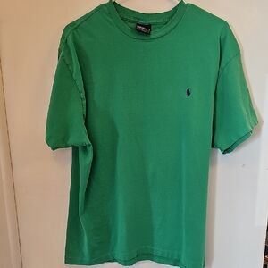 Men's Polo by Ralph Lauren Green Short Sleeve Tee